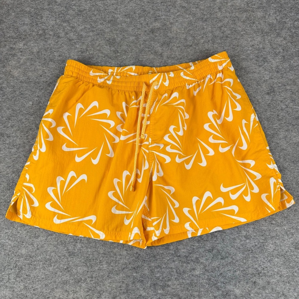 Nike Swoosh Allover Print Volley 5" Swim Shorts‎ Lined NESSD509 Mens XL